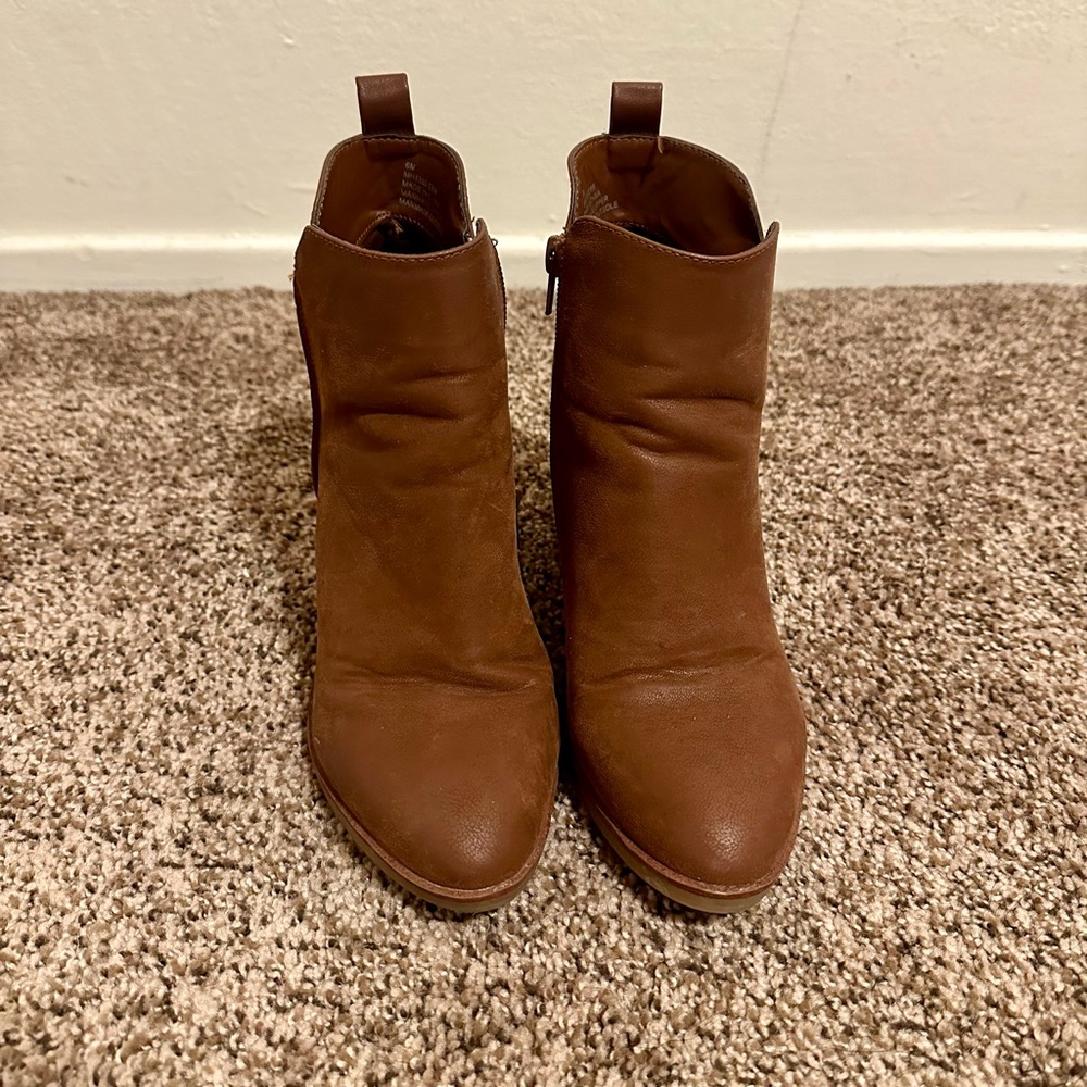 Mia Patton Cognac Booties